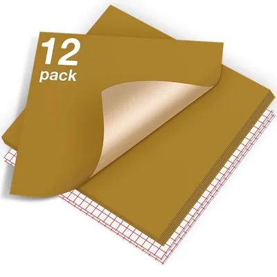 Produktbild von Vinylfolie für Plotter - Selbstklebend und glänzend - Bastelarbeiten und Dekoration - Gold - 30,5 x 30,5 cm