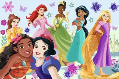 Image de TREFL Puzzle Disney Princesses : princesses en action 60 pièces