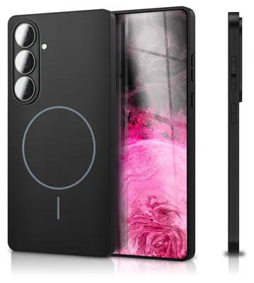 Produktbild von NALIA Ultradünnes Magnet-Hardcase für Samsung Galaxy S26 – MagSafe kompatibel, Matt & Anti-Fingerabdruck – Marke aus Berlin –  Onyx-Schwarz
