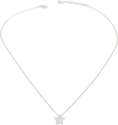 Produktbild von Mode Frauen Party Stern Anhänger Kette Halskette Schmuck Valentinstag Geschenk-Silber