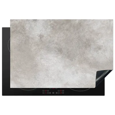 Obrázek produktu pro KitchenYeah® Krycí deska na sporák betonová - šedá, 78x52cm, dekorace do kuchyně, keramický kryt varné desky, krycí deska na varnou desku