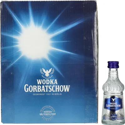 Obrázok produktu pre Gorbačov Vodka 37,5% obj. 20x0,04l