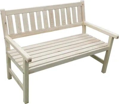 Produktbild von Gartenbank 'Johanna' 2-Sitzer, natur Sitzbank Parkbank Holzbank Bank Holz Garten