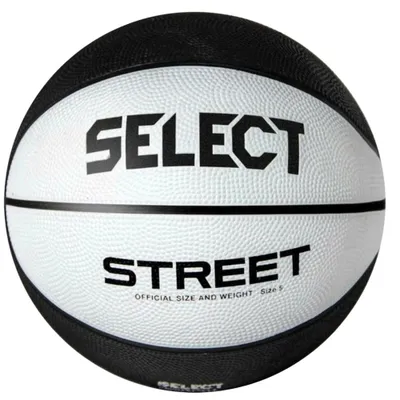 Produktbild von Select - "Street" Basketball PP1640 (5) (Weiß/Schwarz)