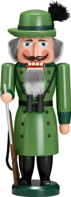 Produktbild von Seiffener Volkskunst Nussknacker Förster - Größe ca. 29cm - 11234