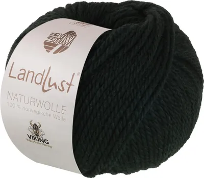 Produktbild von Lana Grossa - Landlust Naturwolle 0004 schwarzgrün