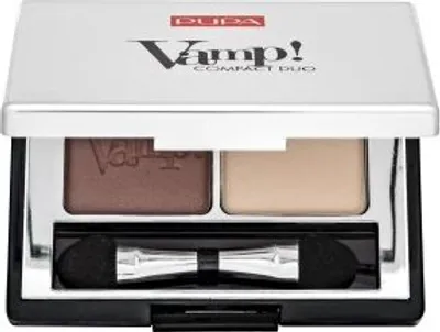 Immagine prodotto di Pupa Vamp! Compact Duo Eyeshadow 006 Brown Vanilla Eyeshadow Palette 2,2 g