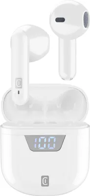 Zdjęcie produktu dla Cellularline 8018080424007, True Wireless Stereo (TWS), Połączenia/muzyka, 94 g, Zestaw słuchawkowy, Biały