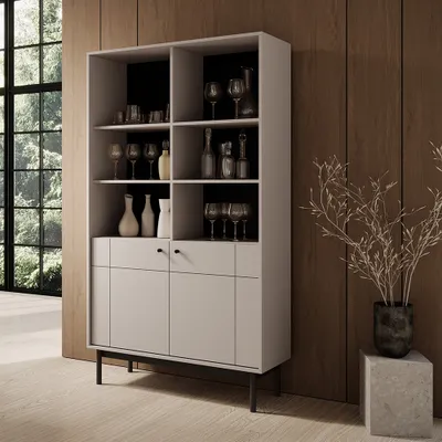 Produktbild von Regalschrank in kaschmir 103,5 cm JANTAR-160