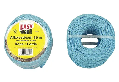 Zdjęcie produktu dla EASY WORK Allzweckschnur 6mmx30m 4 Stück Verkaufseinheit 261655 4303391889121
