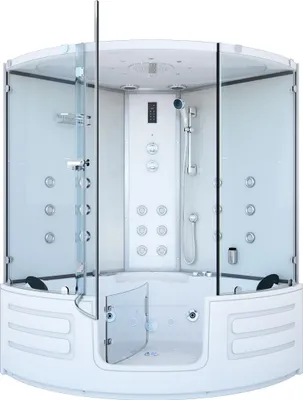Produktbild von Dampfdusche Whirlpool Dusche Duschkabine K70-WS-EH-EC-SC 150x150cm