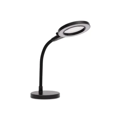 Zdjęcie produktu dla Lampa z lupą SBR Zoom+ z oświetleniem LED i powiększeniem 2,25x, czarna