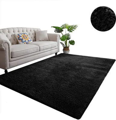 Produktbild von Alpaca Strado Teppich 100x150 AlpacaBlack (Schwarz)