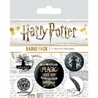 Zdjęcie produktu dla Pyramid International BP80567, Okrągły, Wielobarwny, Harry Potter, Uni , 5 szt., 200 szt.