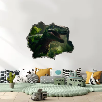 Produktbild von Muralo Wandtatto Wandsticker für Jugendzimmer Kinderzimmer Dinosaurier Dino Aufkleber 80 cm x 60 cm