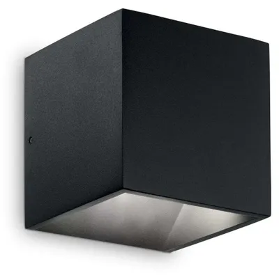 Produktbild von Rubik Modern Aluminium Schwarz Led Wandleuchte 8,5W 3000K Warmes Licht