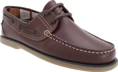 Produktbild von Dek Herren Mokassin Boot Schuhe DF676 (43 EU) (Braun Leder)