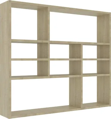 Image de vidaXL Etagère murale Sonoma chêne 90 x 16 x 78 cm aggloméré