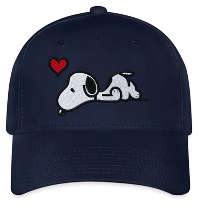 Produktbild von Spreadshirt Peanuts Snoopy Liebe Herz Love Stick Geschenkidee Flexfit Cap, S/M (Caps), Navy
