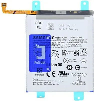 Produktbild von Original Akku Batterie Battery 4565 mAh EB-BS721ABE für Samsung Galaxy S24 FE SM-S721B, SM-S721U & Werkzeug