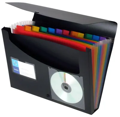 Produktbild von Viquel Heftbox Rainbow Class, 13 Fächer, Klappe