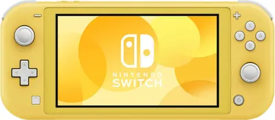 Produktbild von Nintendo Switch Lite Handheld-Konsole Gelb, 5.5 Zoll HD (1280x720) kapazitiver Touchscreen, 32 GB interner Speicher, 3-7 Stunden Akkulaufzeit, nicht TV-fähig, 208x91.1x13.9 mm (BxHxT), 275 g. WLAN/Bluetooth, NVIDIA Tegra Prozessor, microSD-Steckplatz, integrierte Steuerung, Online/Lokaler Wireless-Mehrspielermodus, ergonomisches Design, Capture-Taste