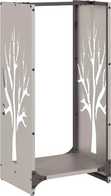 Produktbild von Brennholzregal 40x30x80 cm Wetterfester Stahl