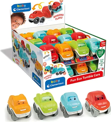 Produktbild von Clementoni Fun Eco Tumble Cars, Auto, 1 Jahr(e), Kunststoff, Mehrfarbig
