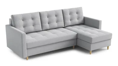Produktbild von FurMeb24 - Ecksofa DIVO L - Skandinavisch , Sofa mit  2 Bettk€sten und Schlaffunktion - MALMO NEW 83