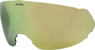 Produktbild von Alpina Alto Visor Q-Lite (Quattroflex Lite) Gr. 59-63 cm Visier für Alto Ski- oder Snowboarvisierhelm Visierhelm Ski Snowboard Wintersport gold