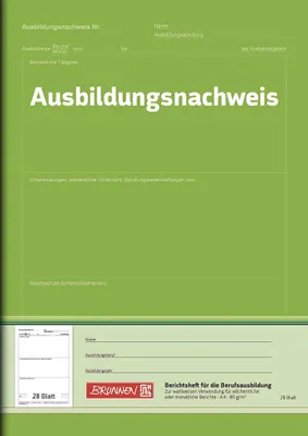 Produktbild von BRUNNEN|Baier und Schneider Heft A4 Ausbildungsnachweis