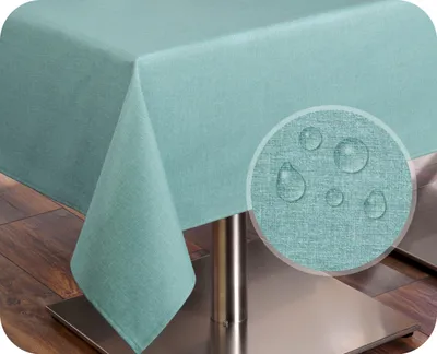 Produktbild von Beautex Tischdecke Leinenoptik wasserabweisend, fleckabweisend, bügelfrei