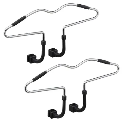 Image de Un double support de voiture pour l'appui-tête - idéal pour ranger soigneusement les vêtements pendant les déplacements ! Compatible et élégant, idéal pour toutes les voitures.