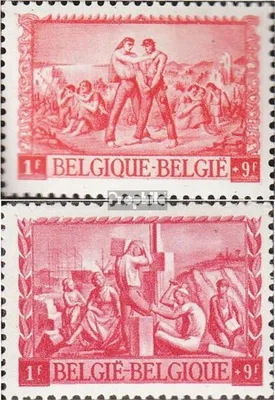Produktbild von Briefmarken Belgien 1945 Mi 710-711 (kompl.Ausg.) postfrisch Postbeamte