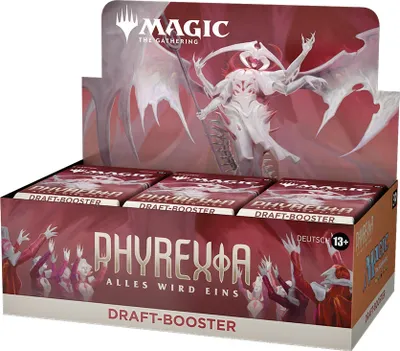 Produktbild von Wizards of the Coast Magic the Gathering Phyrexia: Alles wird eins Draft-Booster Display (36) deutsch