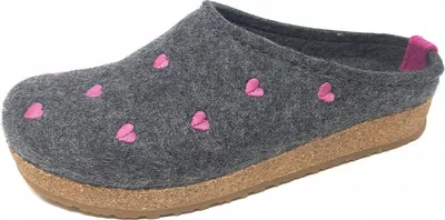 Produktbild von Haflinger Grizzly Cuoricini Hallenschuh Grau