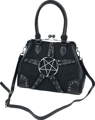 Produktbild von Banned Alternative Handtasche Damen Pentagram schwarz Standard