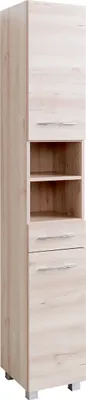 Produktbild von Seitenschrank Badschrank Standschrank Hochschrank Ablageschrank "Porto III" (Buche)