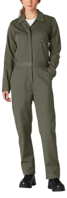 Obrázek produktu pro Dámské celoplošné overaly Dickies s dlouhými rukávy z bavlněné keprové tkaniny