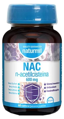 Immagine prodotto di Naturmil Nac N Acetilcisteina 600 Mg 60 Compresse