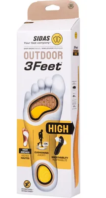 Produktbild von SIDAS 3Feet Outdoor High Einlegesohlen braun 42-43