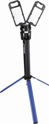 Image de DEDRA Lampe LED pliable, 5000lm, 2 têtes d'éclairage, 2 couleurs de lumière, support, L1068