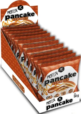 Produktbild von Go Fitness Protein Pancake (12x55g) Caramel - Funktionelle Lebensmittel - Eiweiß-Snacks