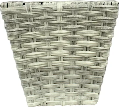 Produktbild von Rattan Blumentopf eckig L - 40 x 38cm - 1 Stück weiß