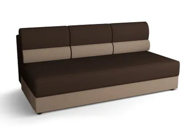 Zdjęcie produktu dla Sofa rozkładana trzyosobowa OPHELIA – brązowa / beżowa