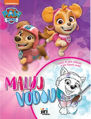 Obrázek produktu pro Tlapková patrola - Maluj vodou A4