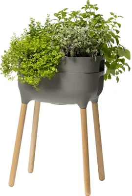 Image de PLASTIA s.r.o. Urbalive, grand pot de culture, anthracite