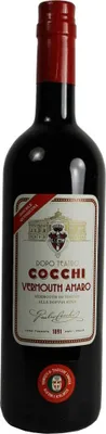 A bottle of Cocchi Vermouth Amaro.