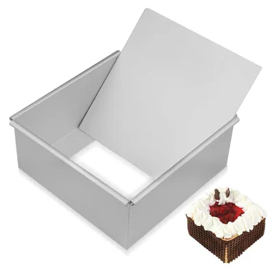 Vierkante Backform, antihaft, 20,5 cm, eloxiertes Aluminium