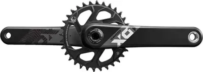 Produktbild von Sram X01 Eagle Bb30 Direct Mount Kurbelgarnitur Schwarz 175 mm / 30t Schwarz 175 mm